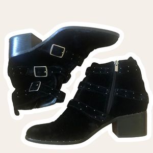 Lord & Taylor | Velvet Studded Booties
